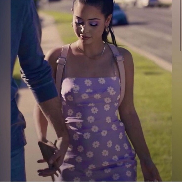 Realisation Par Christy As If Purple Daisy Silk Mini Dress Size S - Picture 7 of 16